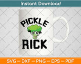 Pickle Rick Svg Design Cricut Printable Cutting Files