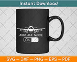 Pilot C172 Flying Gift Airplane Mode Svg Png Dxf Digital Cutting File