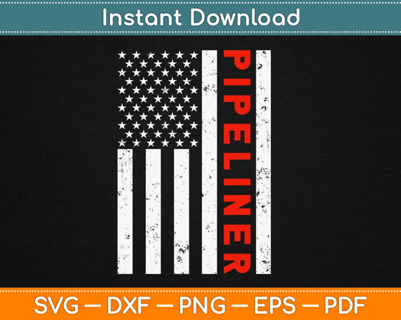 Pipeliner American Flag Welder Svg Design Cricut Printable Cutting Files