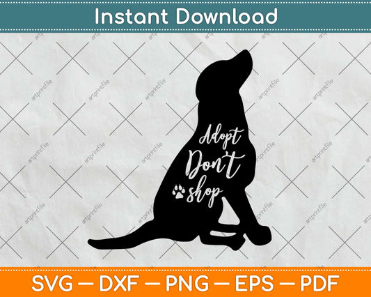 Pitbull Adopt Don't Shop Pitbulls Dog Mama Cute Mom Svg Design Cutting Files