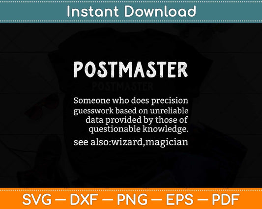 Postmaster Funny Svg Design Cricut Printable Cutting Files