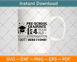 Pre-School Graduation Svg Png Dxf Digital Cutting File