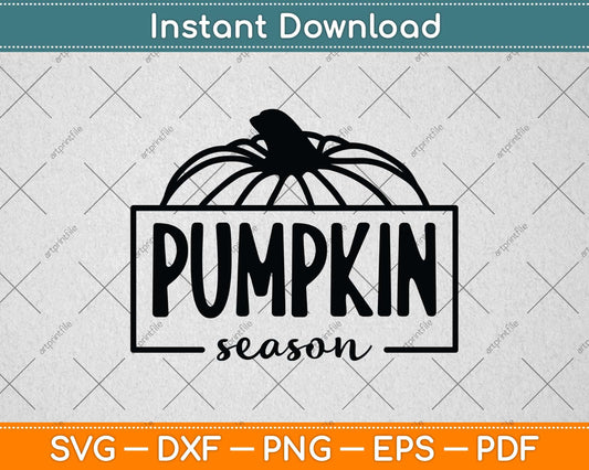 Pumpkin Season Thanksgiving Svg Png Dxf Digital Cutting File