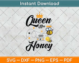 Queen Bee Honey Black Girl Svg Png Dxf Digital Cutting File