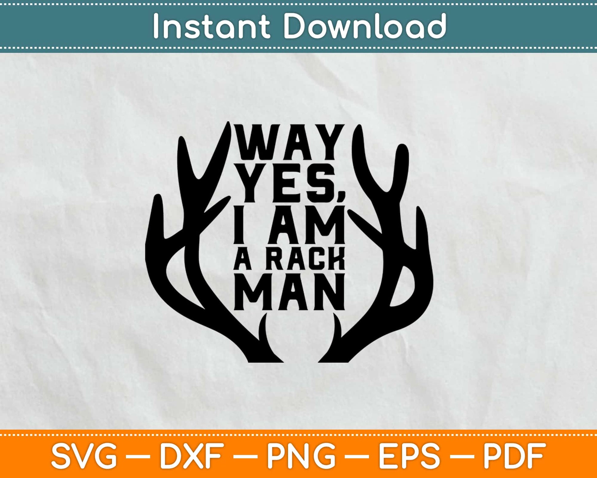 Rack Man Svg, Hunting Svg Design Cricut Printable Cutting Files