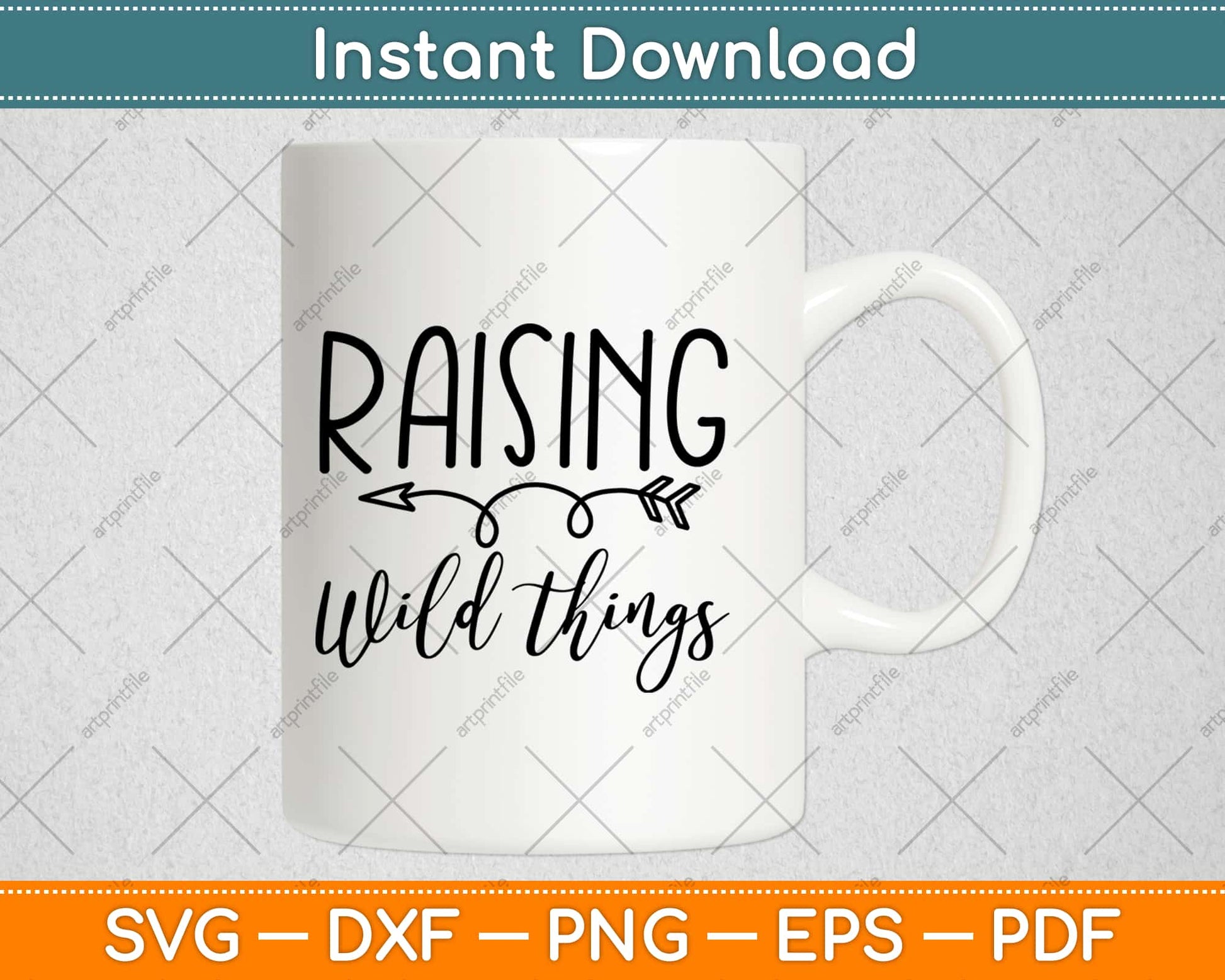 Raising Wild Things Svg Design Cricut Printable Cutting Files