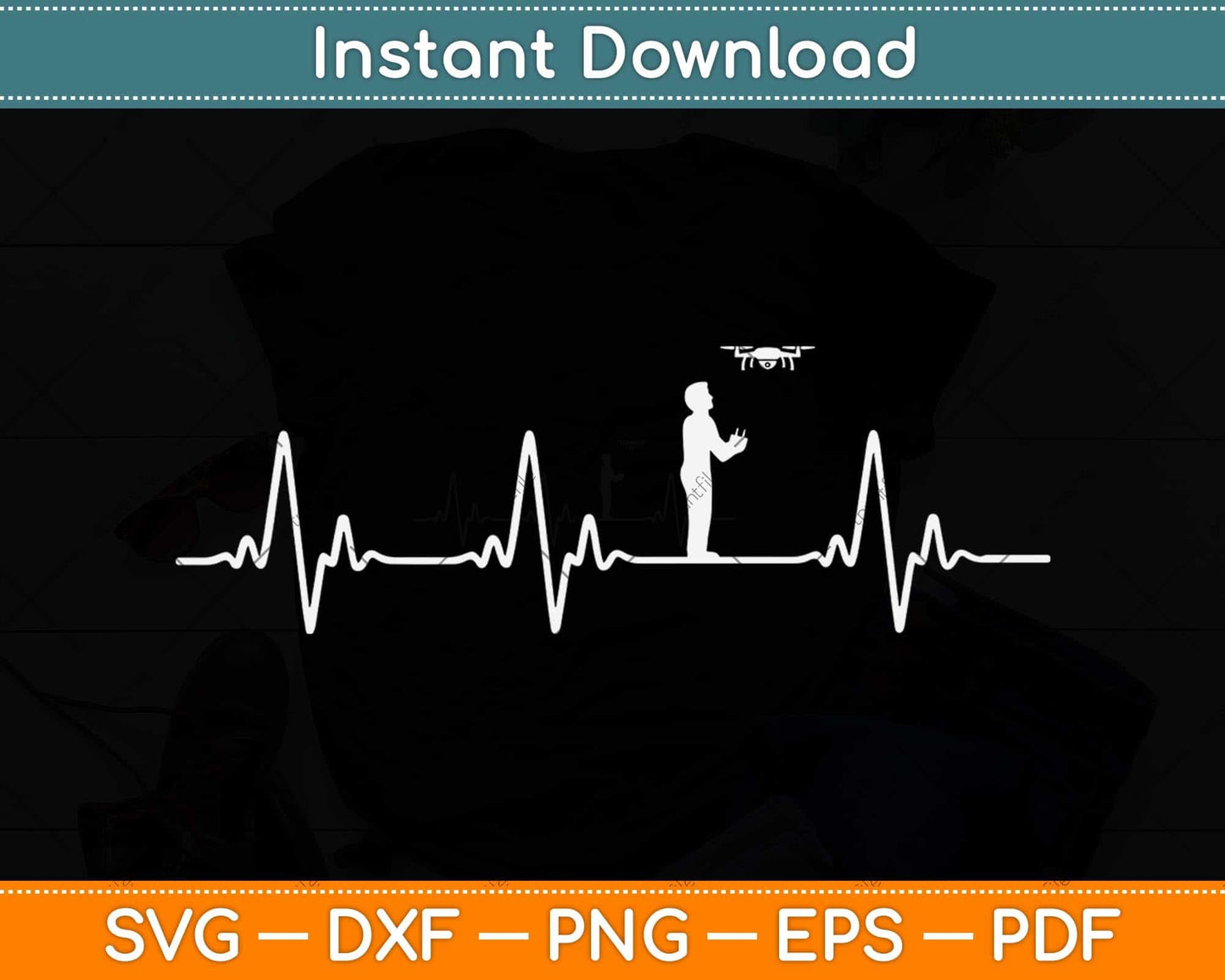 Rc Model Plane Heartbeat Modelflight Rc Plane Svg Png Dxf Digital Cutting File