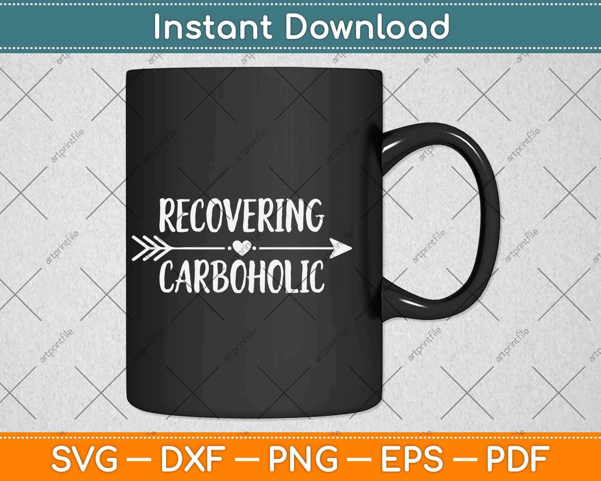 Recovering Carboholic Funny Keto Diet Ketosis Gym Svg Design