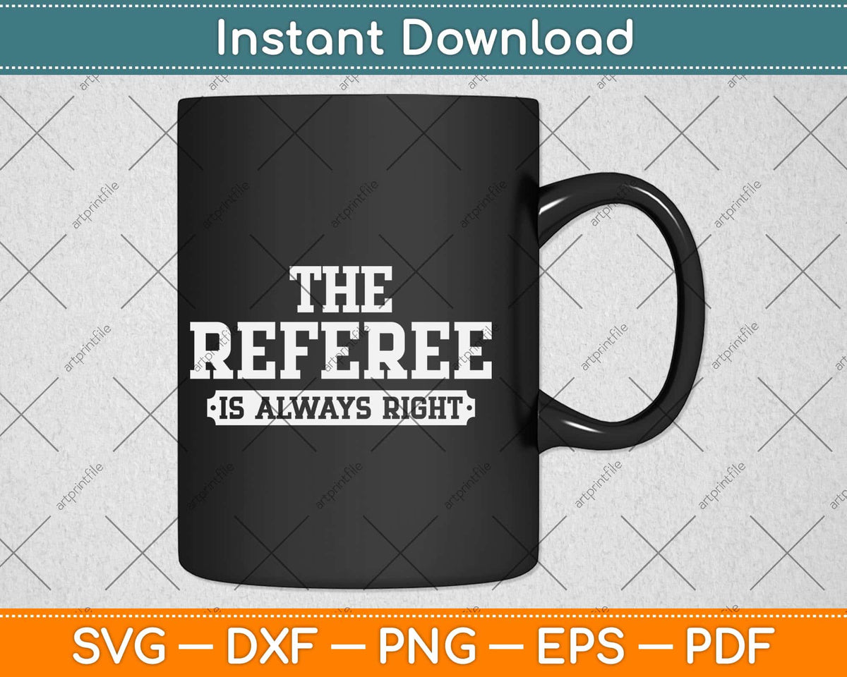 Referee Ref Umpire Svg Png Dxf Digital Cutting File