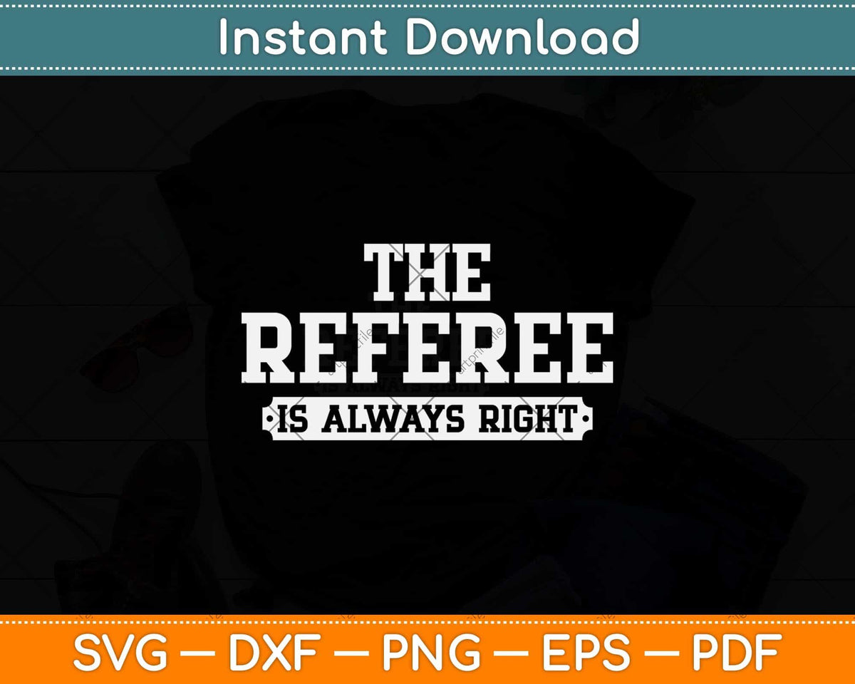 Referee Ref Umpire Svg Png Dxf Digital Cutting File