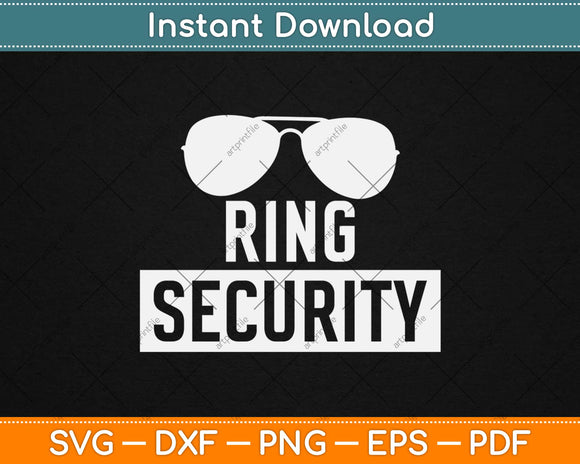 Ring Security Svg Design Cricut Printable Cutting Files