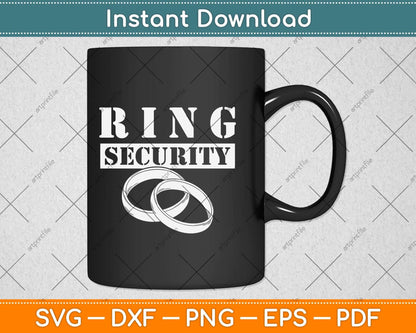 Ring Security Wedding Ring Svg Png Dxf Digital Cutting File