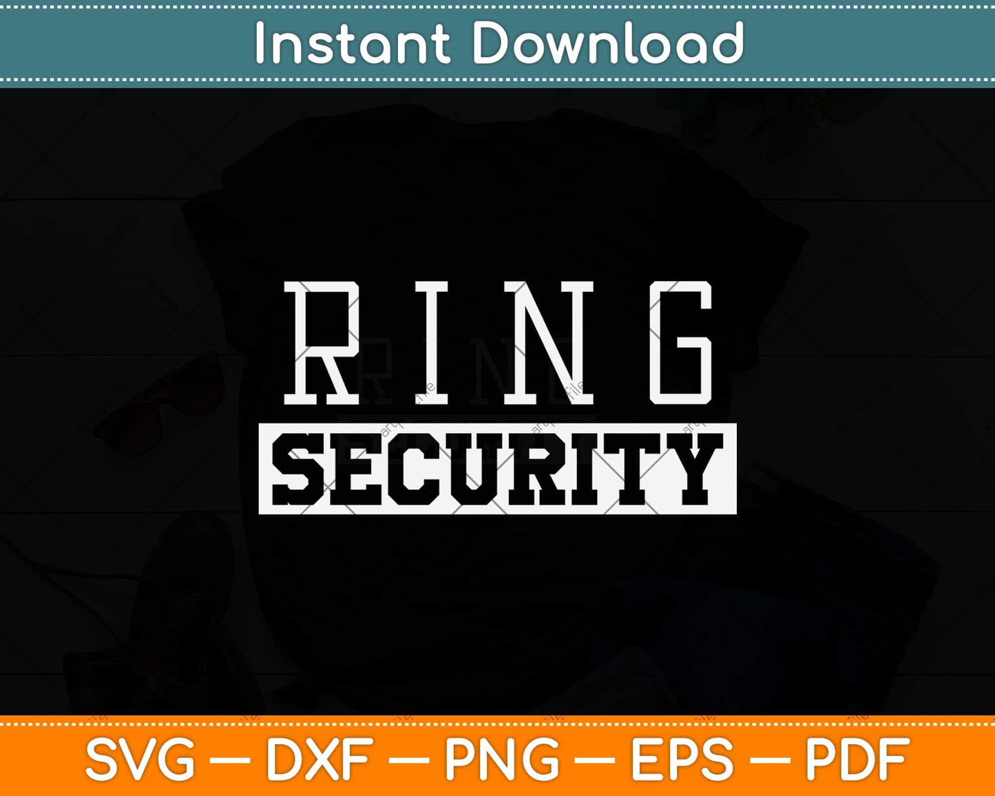 Ring Security Wedding Ring Svg Png Dxf Digital Cutting File