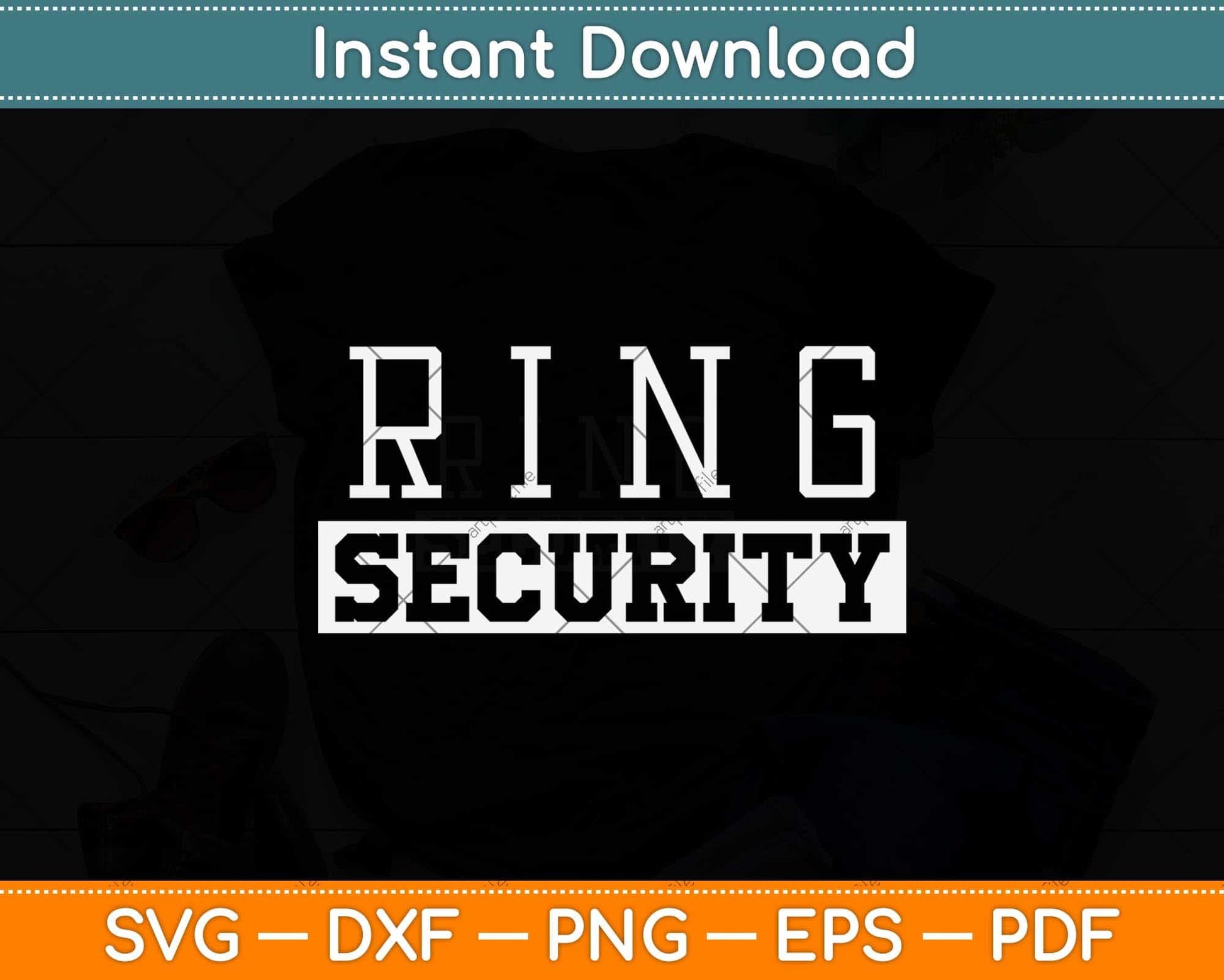 Ring Security Wedding Ring Svg Png Dxf Digital Cutting File