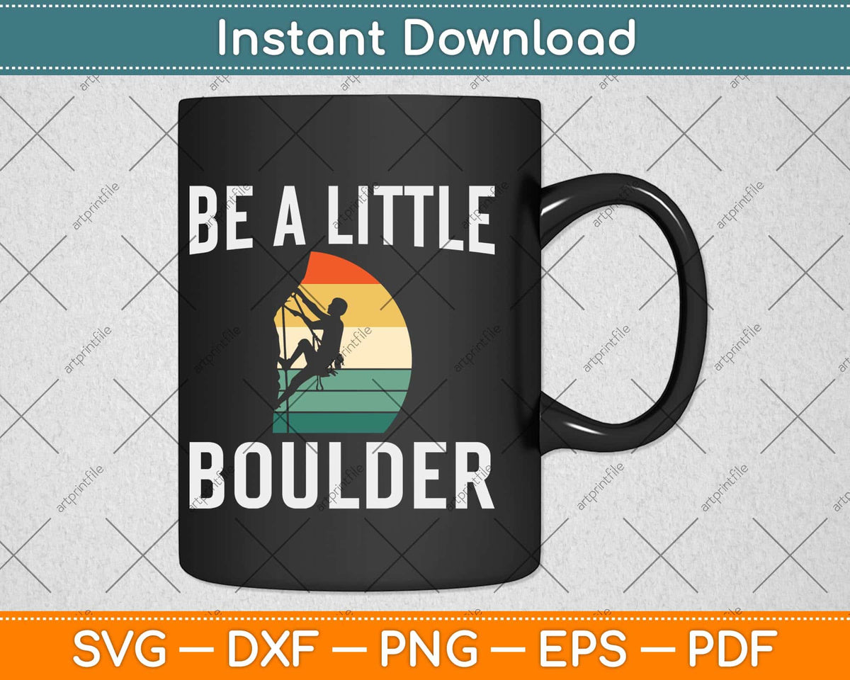 Rock Climbing Bouldering Svg Png Dxf Digital Cutting File