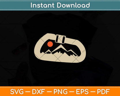 Rock Climbing Hiking Svg Png Dxf Digital Cutting File