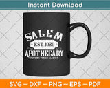 Salem Apothecary Halloween Svg Design Cricut Printable Cutting Files