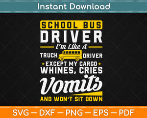 School District Drivers Yellow Shuttle Bus Drivers Svg Design Cricut Cutting Files