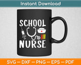 School Nurse Svg Design Cricut Printable Cutting Files