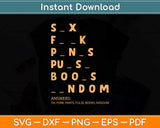 Six Fork Pants Pulse Books Random Premium Funny Adult Dirty Humor Svg File