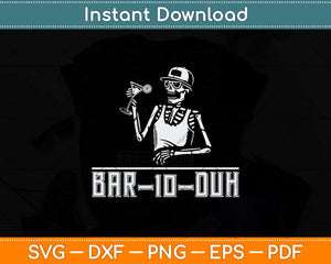 Skeleton Bar 10 Duh Bar Ten Duh Bartender Svg Png Dxf 