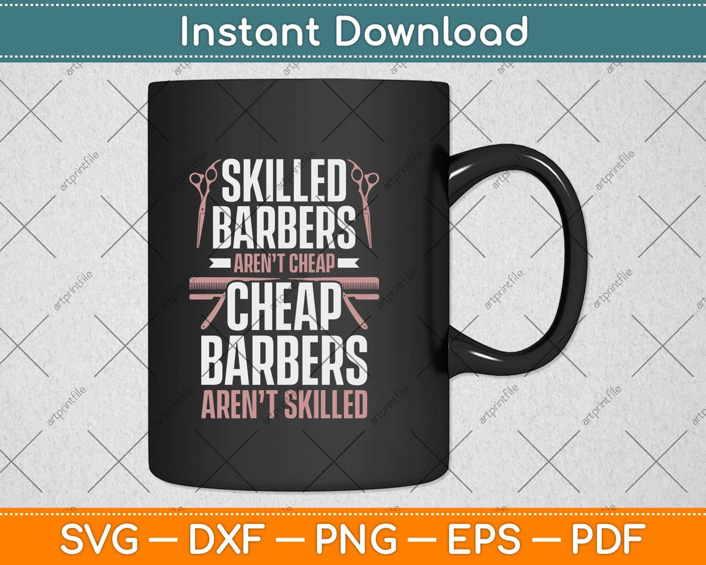 Skilled Barbers Aren't Cheap Cheap Barber Svg Png Dxf Digital Cutting File