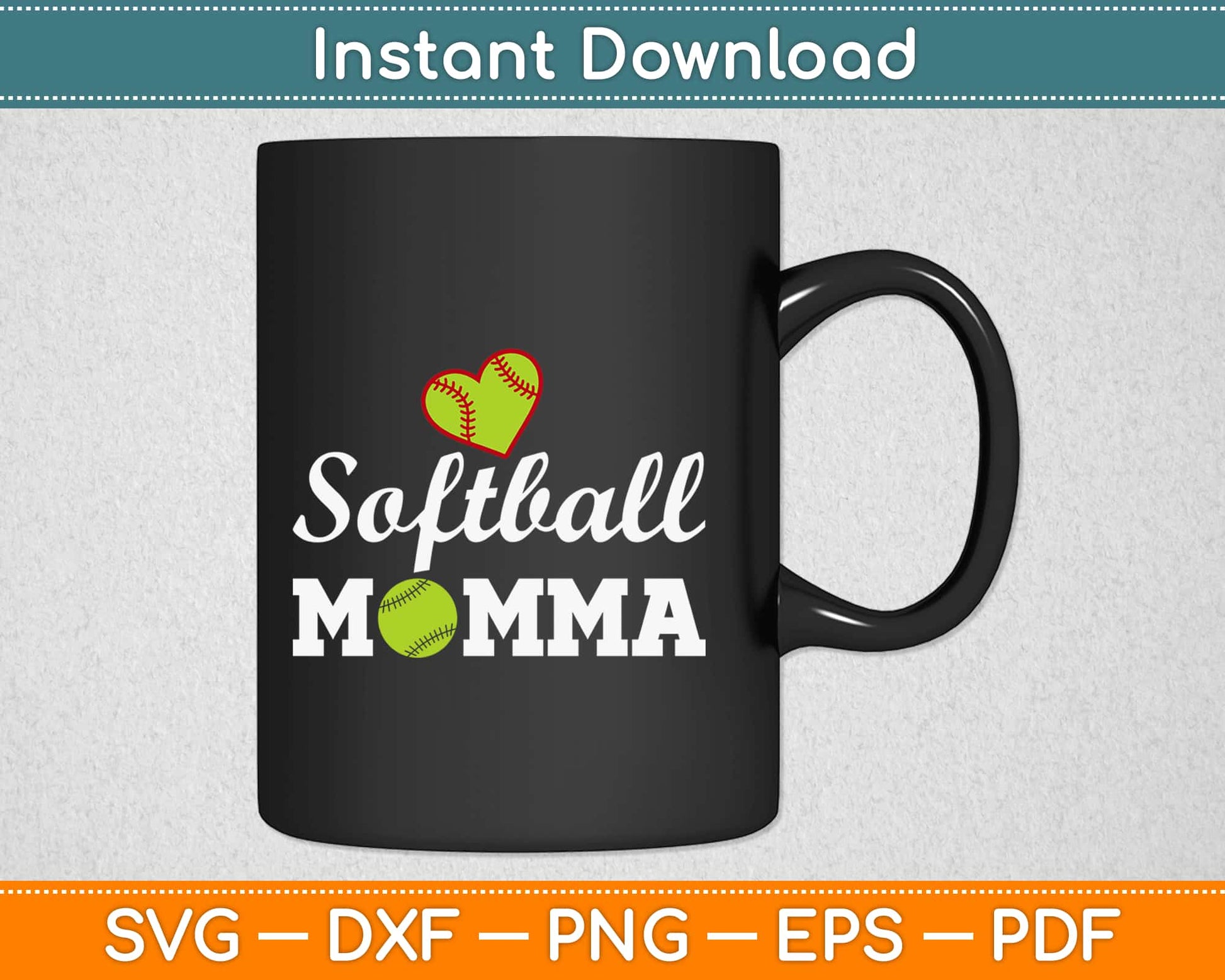 Softball Mama Svg Design Cricut Printable Cutting Files