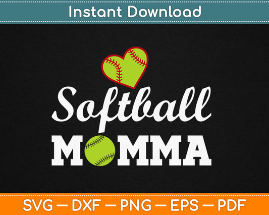 Softball Mama Svg Design Cricut Printable Cutting Files