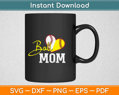 Softball Mom Svg Design Cricut Printable Cutting Files