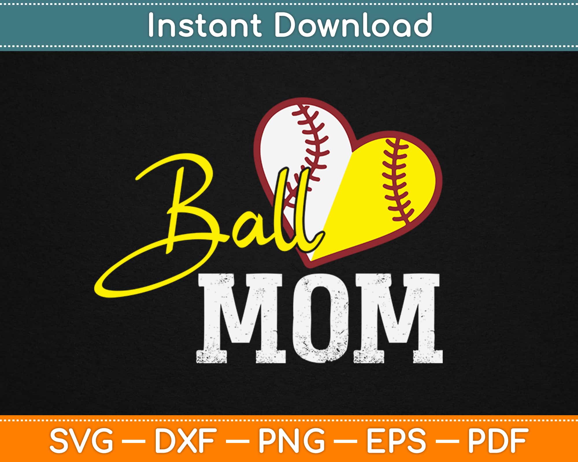 Baseball Mom SVG, Softball Mom SVG