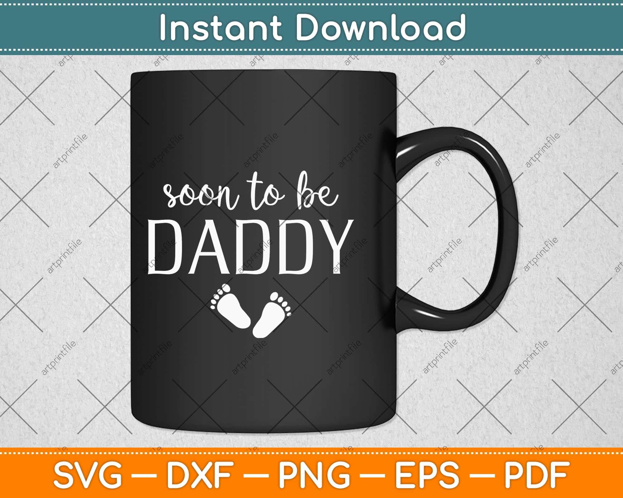 Soon To Be Daddy Funny Pregnancy Announcement Dad Svg Cricut Files