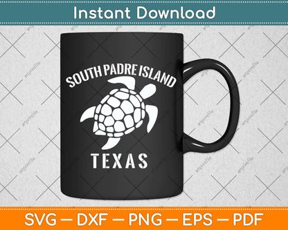 South Padre Island TX Beach Tribal Turtle Svg Png Dxf Digital Cutting File