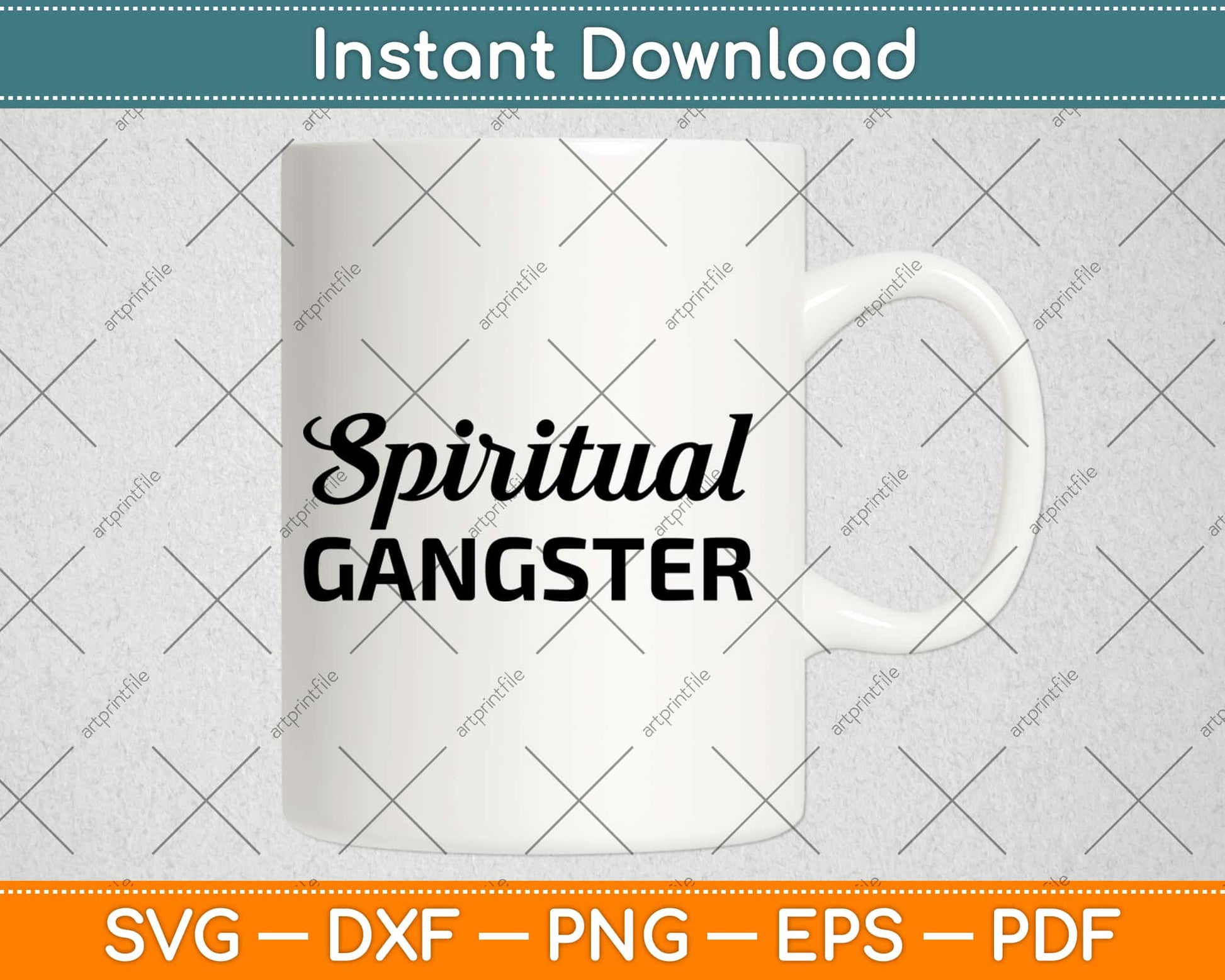 Spiritual Gangster Svg Design Cricut Printable Cutting Files