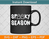 Spooky Season Funny Halloween Svg Png Dxf Digital Cutting File