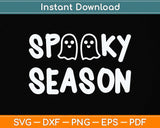 Spooky Season Funny Halloween Svg Png Dxf Digital Cutting File