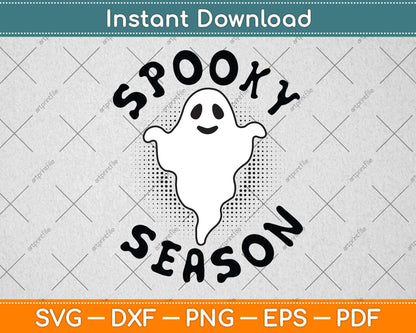 Spooky Season Svg Png Dxf Digital Cutting File