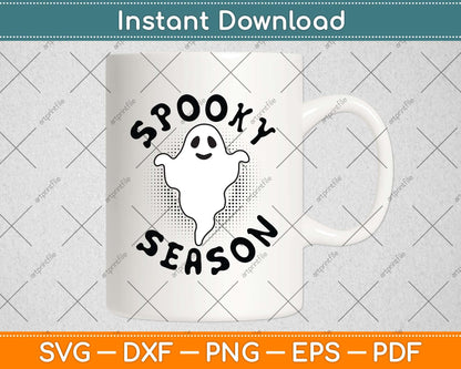 Spooky Season Svg Png Dxf Digital Cutting File