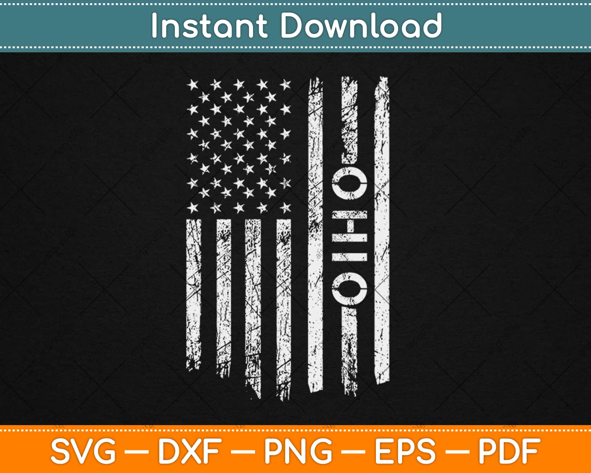 State Flag Of Ohio Printable