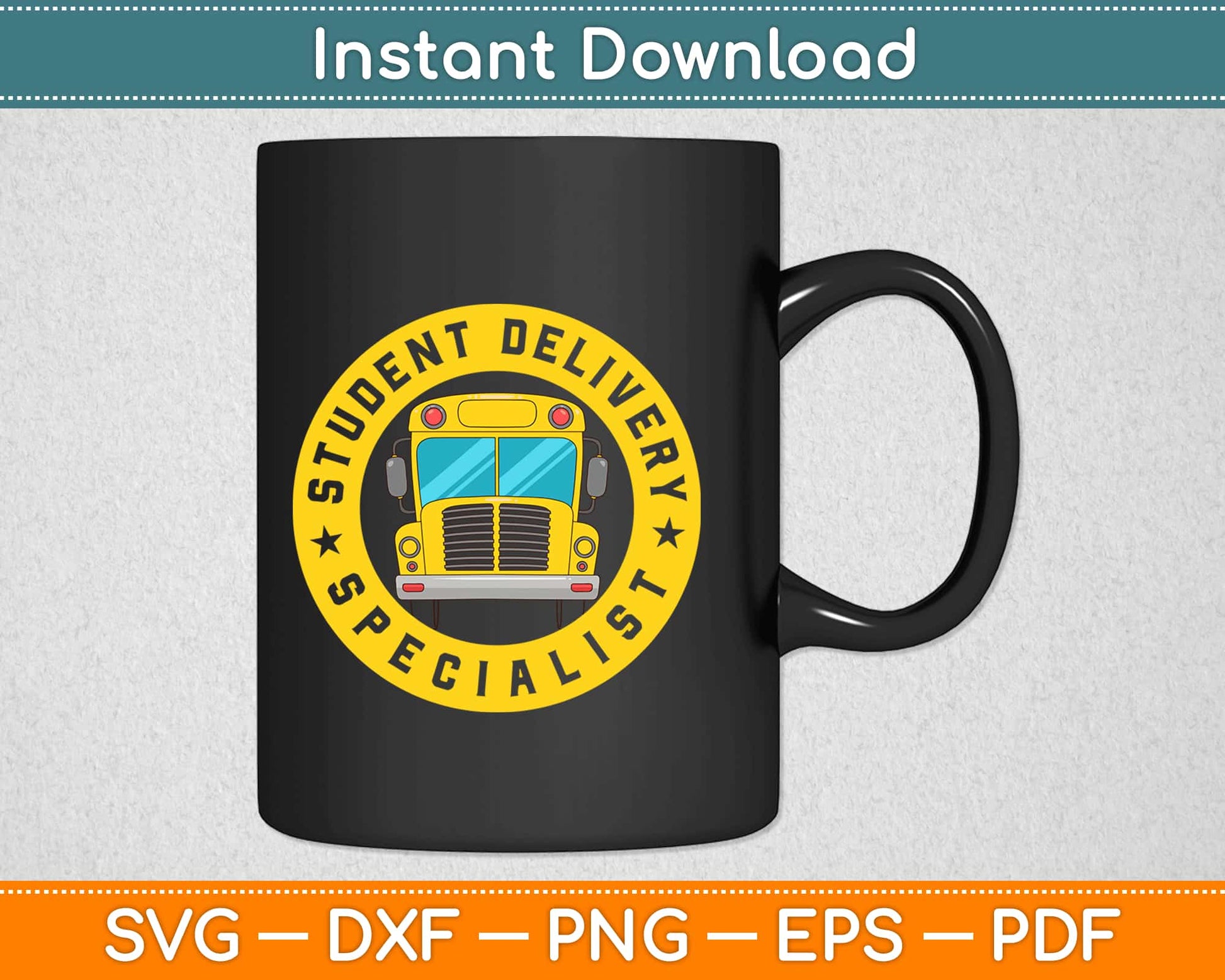 Student Delivery Specialist Funny School Bus Driver Svg Design Cricut Cutting Files