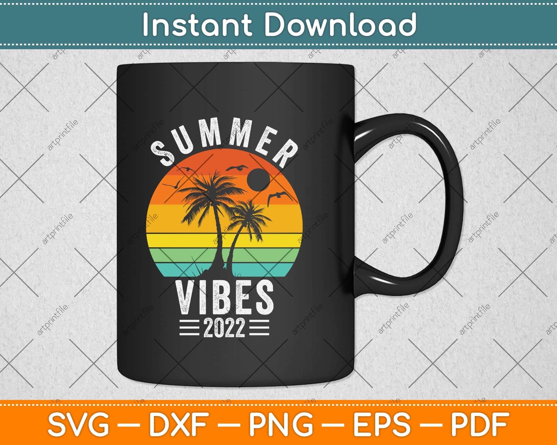 Summer Vibes Family Trip Summer Vacation 2022 Svg Png Dxf Digital Cutting File