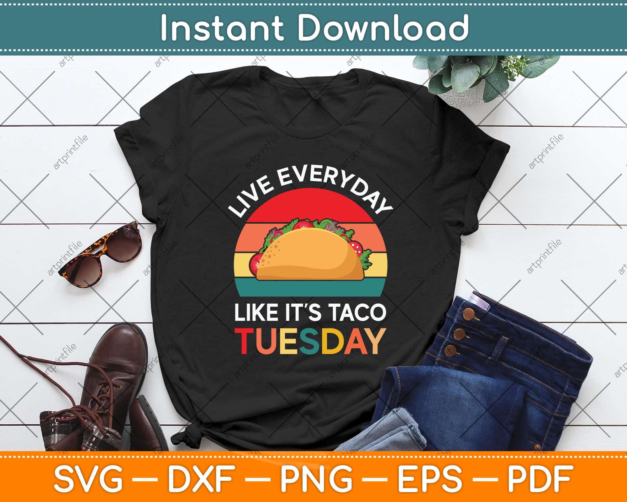 Live Every Day Like It’s Taco Tuesday sign, funny kitchen signs, humorous  gift for taco lovers, kitchen shelf signs