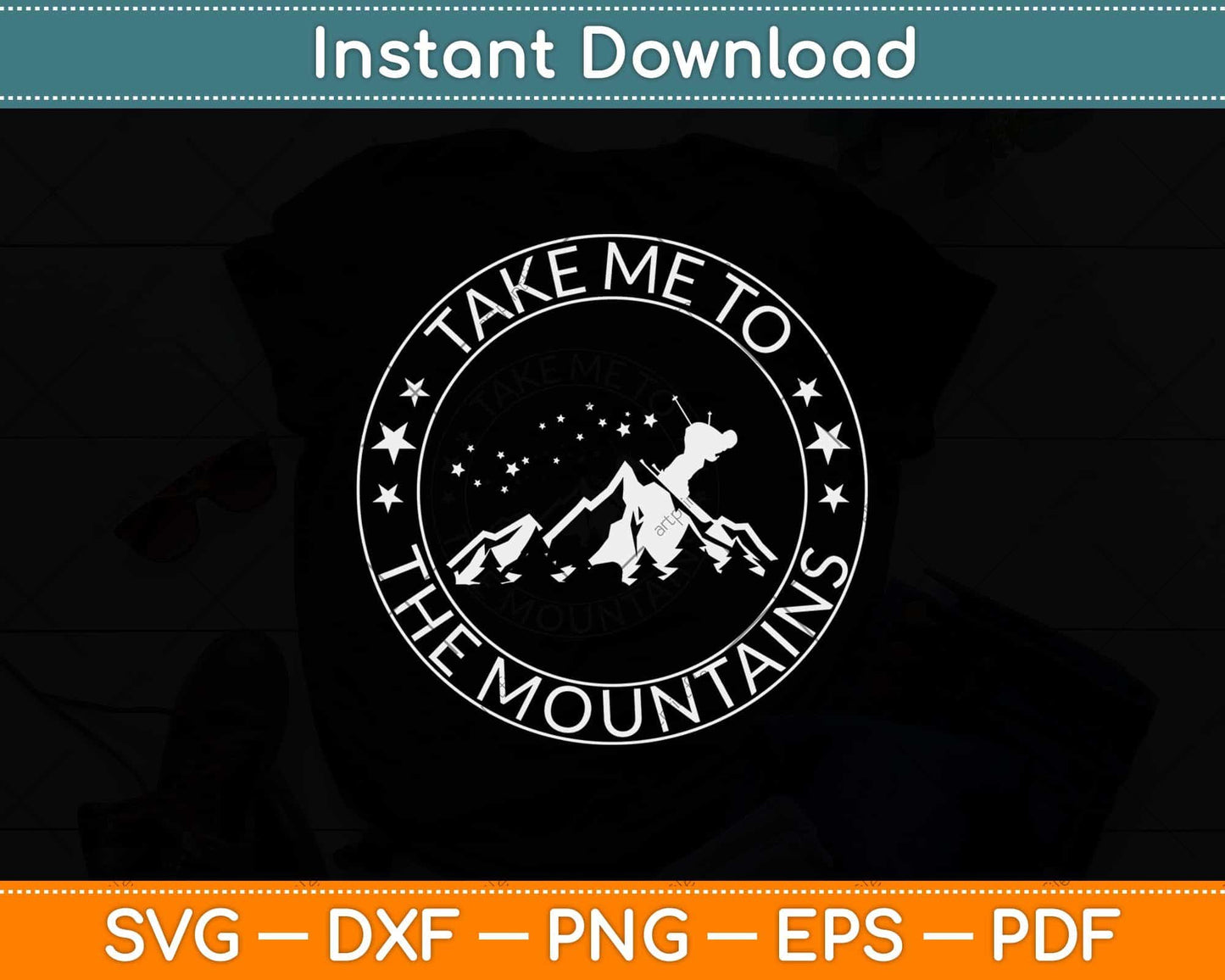 Take Me To The Mountains Svg Design Cricut Printable Cutting Files
