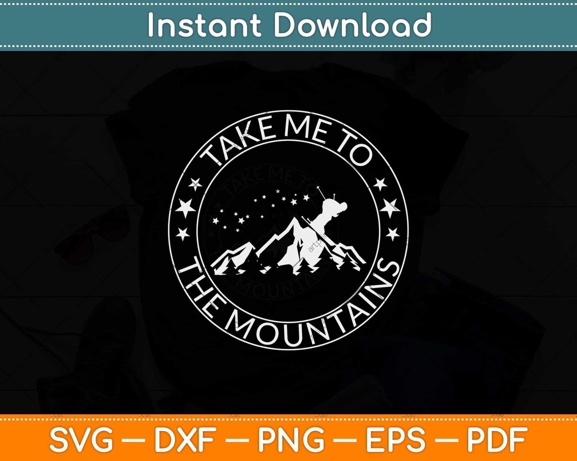 Take Me To The Mountains Svg Design Cricut Printable Cutting Files