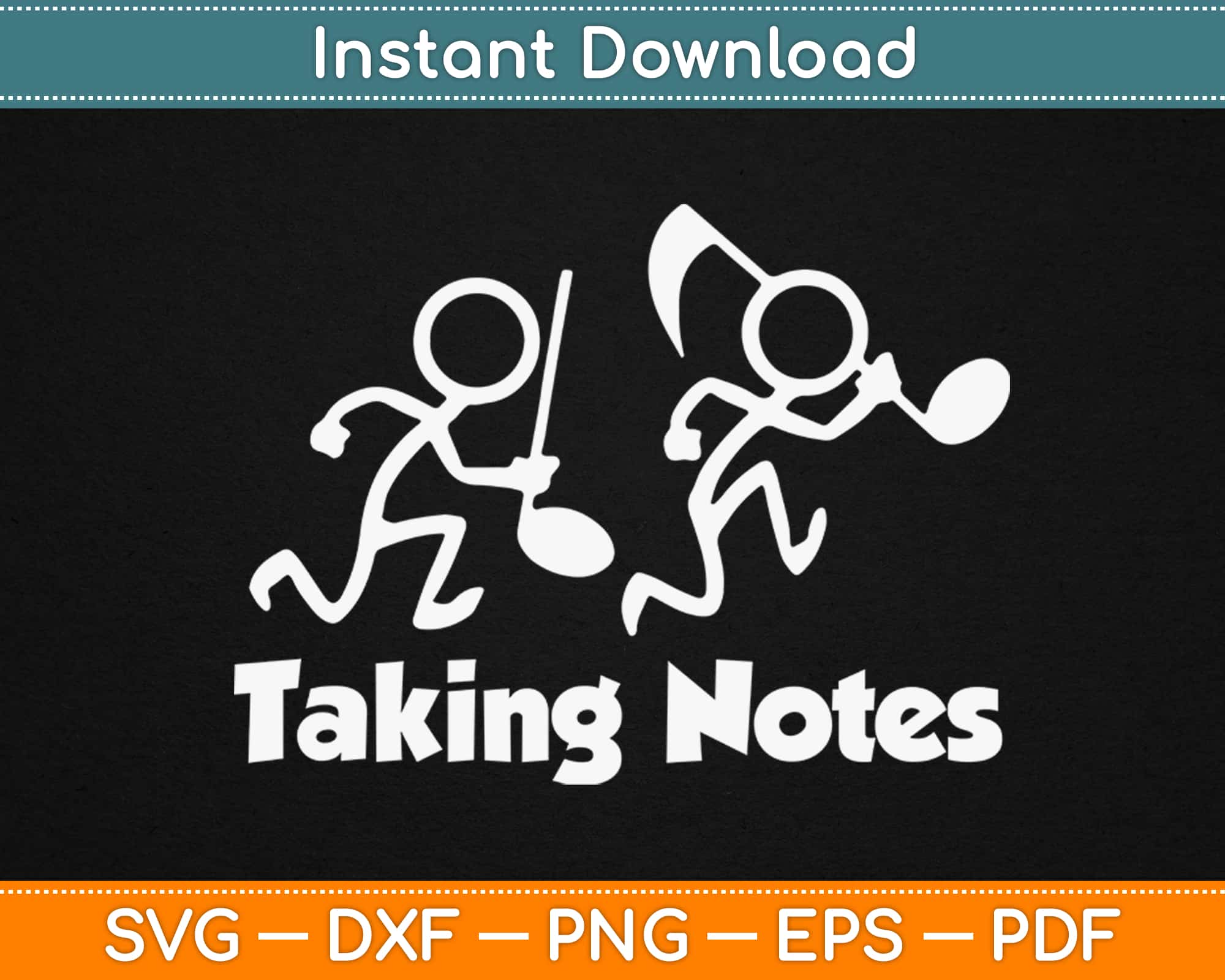 Taking Notes Svg Cutting Files – artprintfile