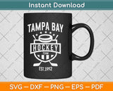 Tampa Bay Hockey Team Vintage Florida Est 1992 Svg Png Dxf Digital Cutting File