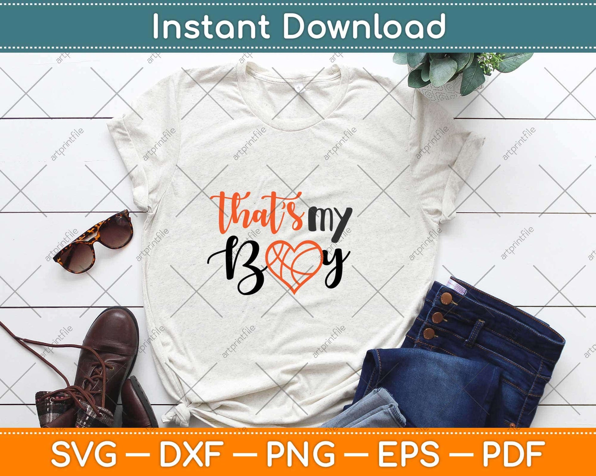 That's My Boy Basketball Mom Svg Design Cricut Printable Cutting Files
