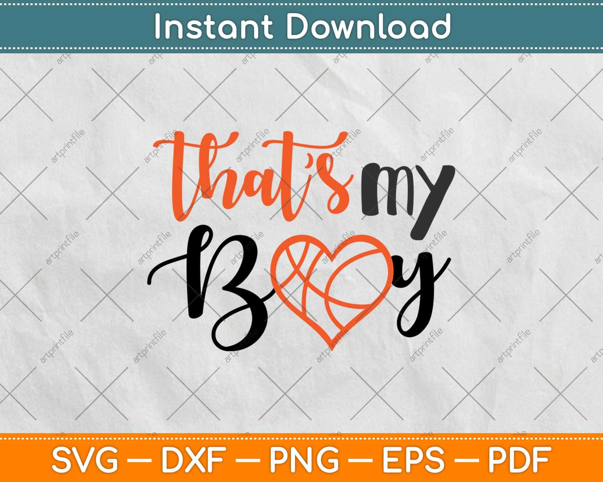 That's My Boy Basketball Mom Svg Design Cricut Printable Cutting Files