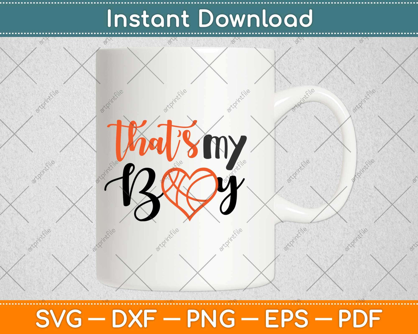 That's My Boy Basketball Mom Svg Design Cricut Printable Cutting Files