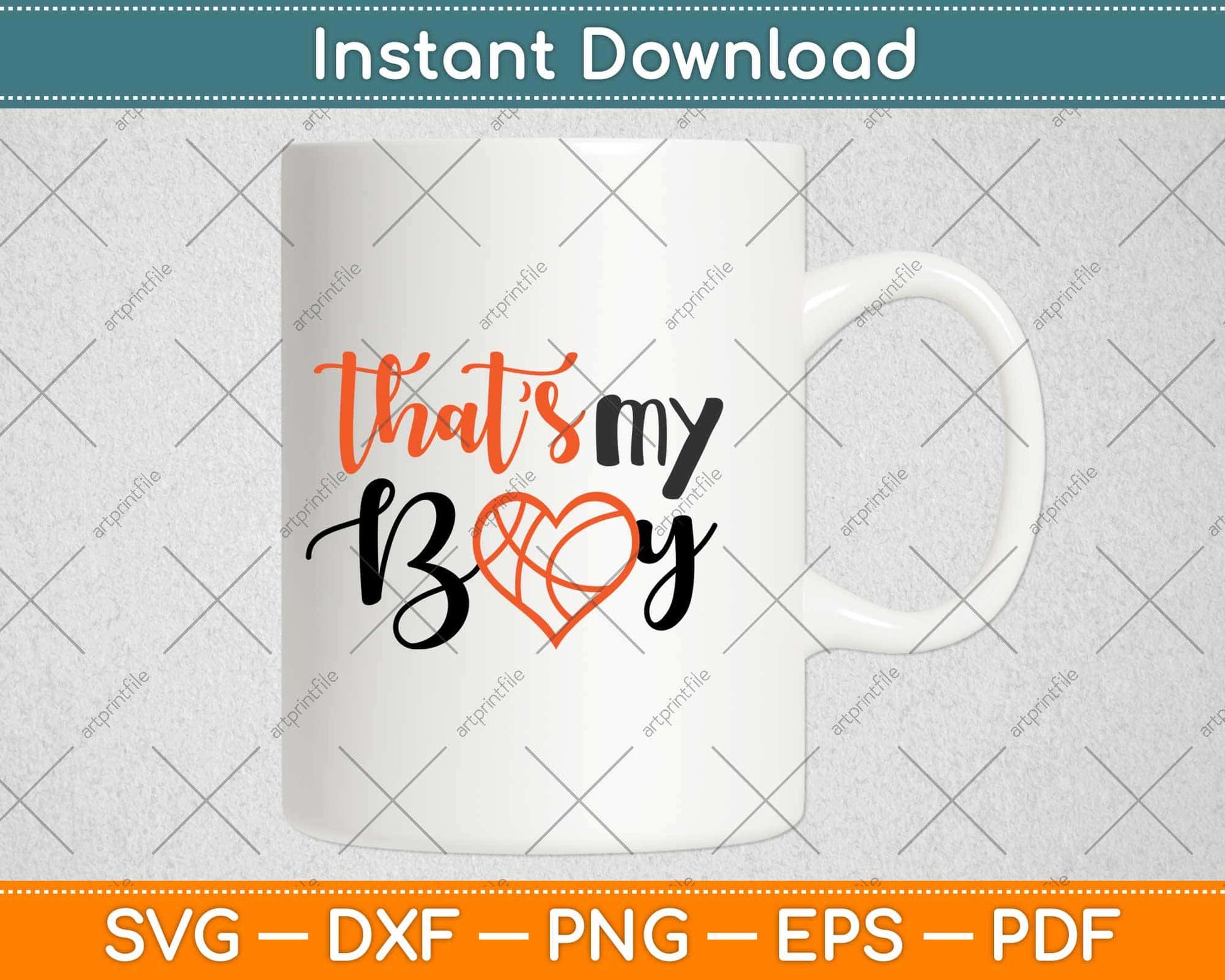 That's My Boy Basketball Mom Svg Design Cricut Printable Cutting Files