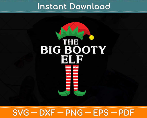 The Booty Elf Family Matching Group Christmas Svg Png Dxf 